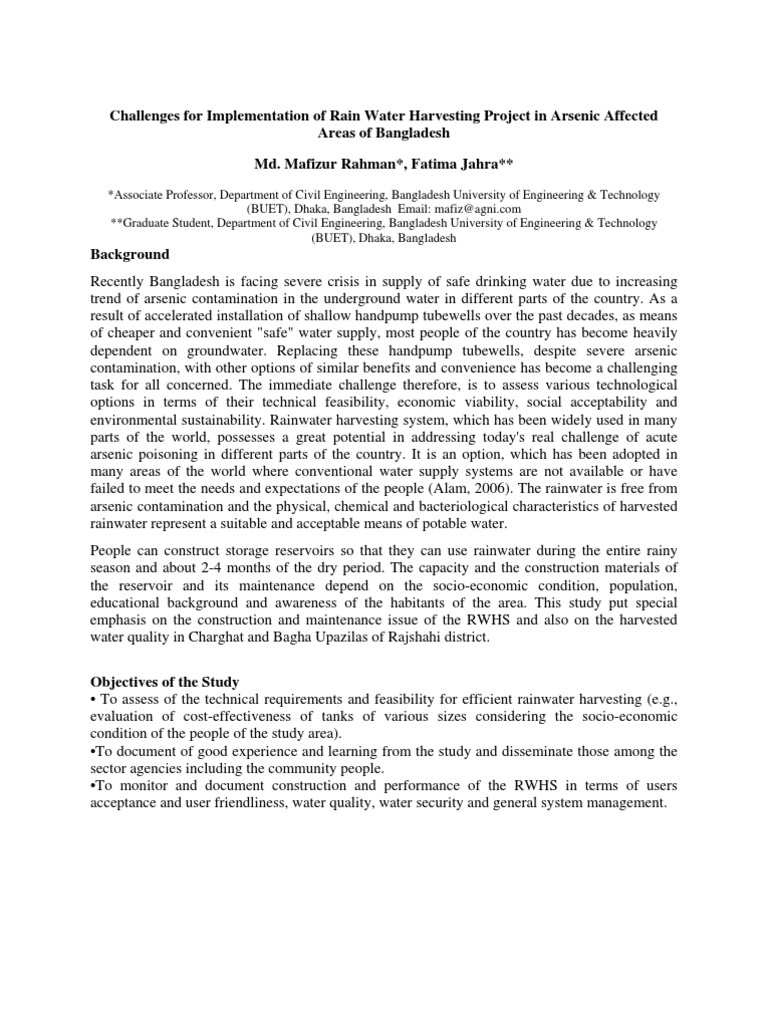 Rain water harvesting essay 100 words image