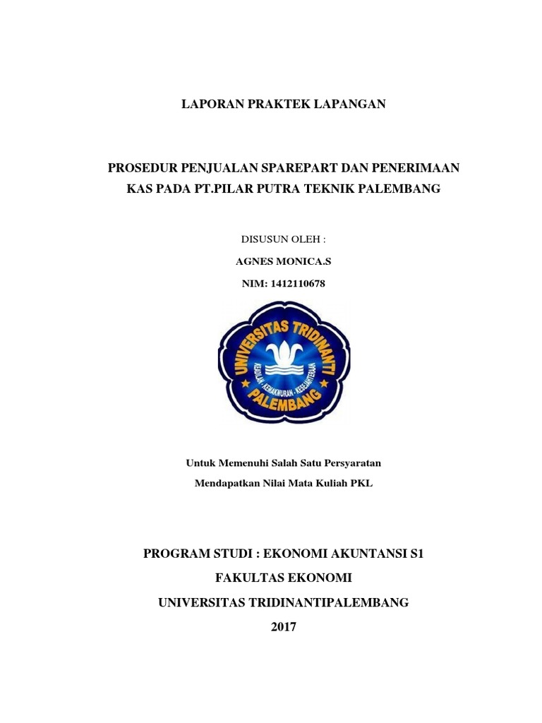 Laporan Praktek Lapangan Agnes Ppt Docx