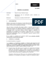 133-17 - MARIA FE ALVAREZ CALDERON CAMPOS - Impedimentos C y J para Ser Participante-Postor - Contratista Y-O Subcontratista (T.D. 11030029)