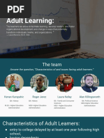 adult learners