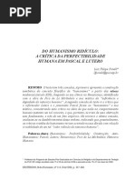 Luiz Felipe Pondé - Do Humanismo Ridículo