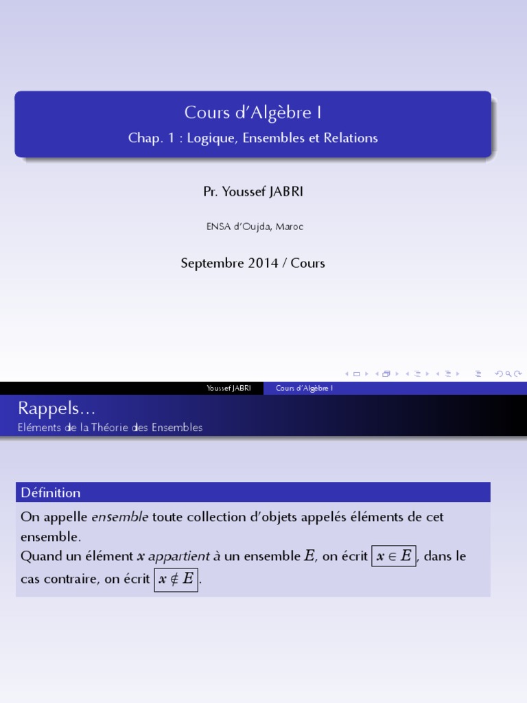 Algebra Slides Pdf Pdf Set Mathematics Subset