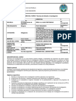 Programa Técnicas de Invest 1er Semestre 2016