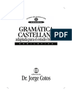 Gramatica Castellana Adaptada para El Estudio Biblico Homiletica 1capitulo