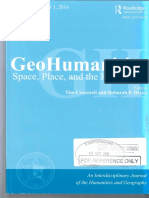 GeoHumanities - A Place for Other Stories Authorship Experimental Times