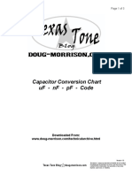 Capacitor Conversion Chart Texas Tone Blog