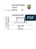 Trabajo de Inicio de Excel