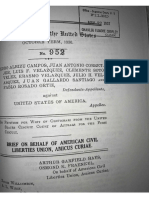 ACLU Brief To US Supreme Court - Pedro Albizu Campos vs. United States of America (1936)