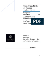 Sílabo Propedéutico Virtual de Finanzas VF 11-10-16 MBA XXV