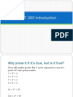 CMPT 260 Introduction to Discrete Mathematics