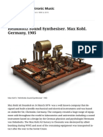 Helmholtz Sound Synthesiser. Max Kohl. Germany, 1905 – 120 Years of Electronic Music.pdf