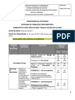 Cronograma Del Curso 14