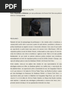 Título e Resumo Da Comunicação