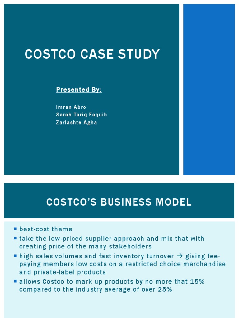 Costco individual case study picture