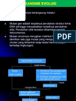 Mekanisme Evolusi