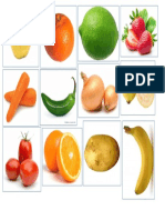 Memorama Frutas y Verduras