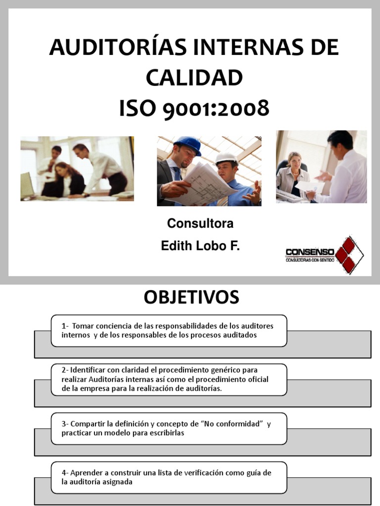 Auditorías Internas de Calidad ISO 9001 | PDF | Contralor | Calidad ...