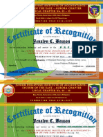 Is Presented To: Junior Philippine Institute of Accountants - Lyceum of The Eastaurora