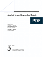 (John Neter) Applied Linear Regression Models (Bookos PDF