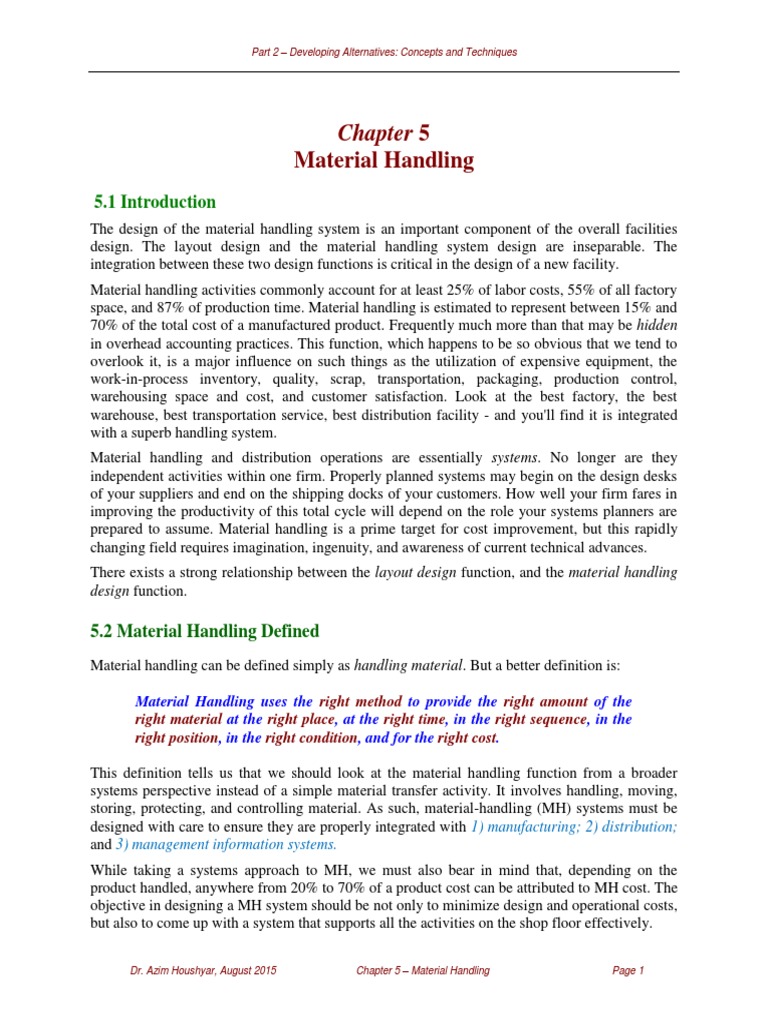 Case study material handling system pdf image