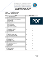 Daftar Hadir CSR Stip