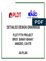 Detailed Design Drawings: PLDT FTTH Project Brgy. Banay-Banay Amadeo, Cavite