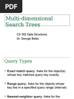 Multidimensional Search Trees