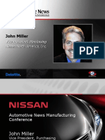 Nissan VP Discusses Supplier Collaboration Strategies