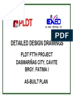 Detailed Design Drawings: PLDT FTTH Project Dasmariñas City, Cavite Brgy. Fatima I