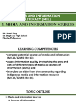 Media and Information Sources On Iligan