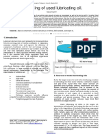 Re Refining of Used Lubricating Oil PDF