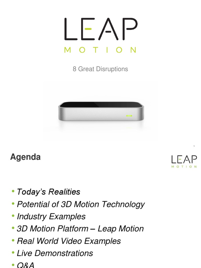 3D Motion Technology Opportunities | PDF | Software Development Kit ...