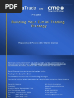 Daniel Gramza - Building Your E-mini Trading Strategy