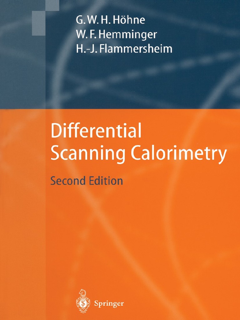 Differential Scanning Calorimetry PDF Differential Scanning