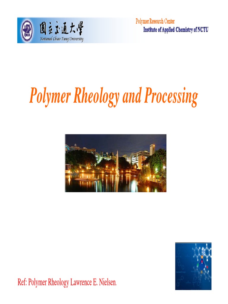 Polymer Rheology & Processing Guide | PDF | Rheology | Viscosity