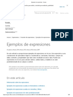 Ejemplos de Expresiones - Access