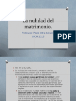 La Nulidad Del Matrimonio