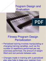 10 Fitness Program Design and Evaluation