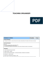 Teaching Organiser - Literature