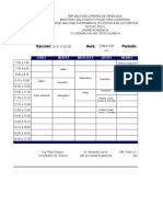 Horarios Sin Profesores