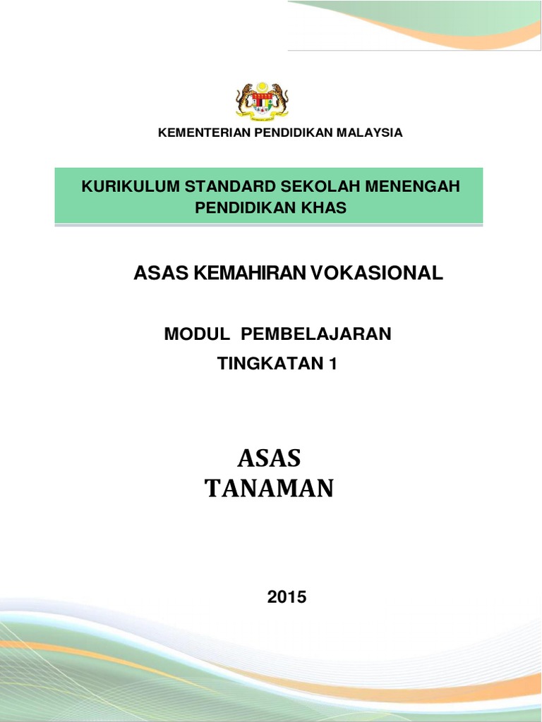 Modul Asasa Tanaman  Ting 1