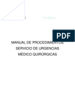 Manual Procedimientos Urgencias Quirurgicas