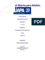 Metodologia de La Investigacion II MÓDULO IX