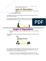 Trigonometry Elev Depre Q1