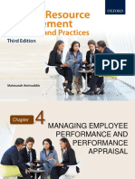 Human Resource Management Chapter 4 Managing Employee Performance and Performance Appraisal