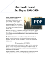 El Gobierno de Leonel Fernández Reyna 1996