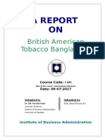 British American Tobacco Bangladesh - History Product Strategy