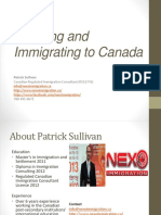 Studying and Immigrating To Canada: Patrick Sullivan