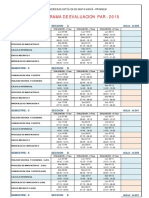 Cronograma Examenes 2015 PAR