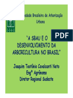 Sociedade Brasileira e Arborização Urbana - Joaquim Cavalcanti